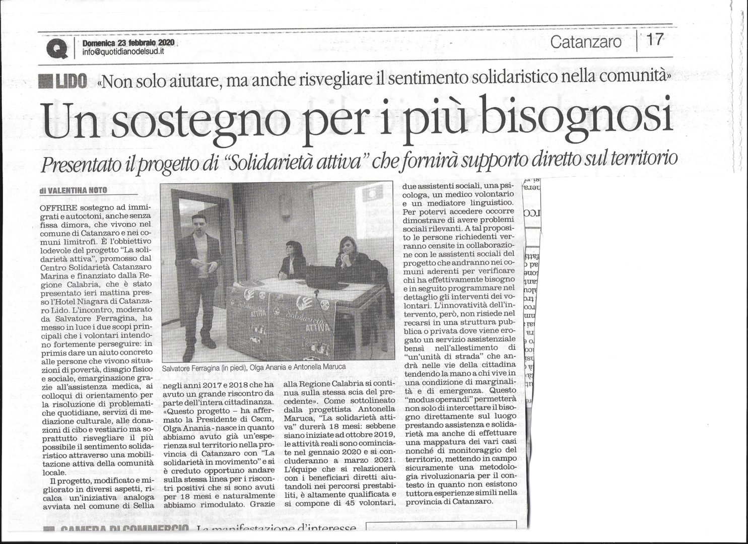 Il Quotidiano Del Sud 23 febbraio 2020